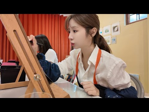 INFJ 이너피스 브이로그🎨( feat.아크릴화 )