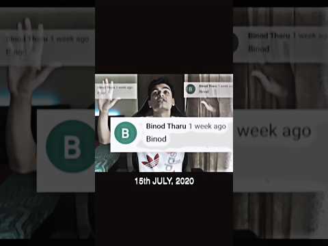 BINOD THARU 💀// LET'S BRING BINOD BACK ❤️‍🩹// #memes #binod #viral