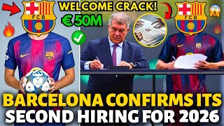 🚨OFFICIAL✅ BARCELONA CONFIRMS ITS SECOND HIRING FOR 2026! AN UNEXPECTED SURPRISE! BARCELONA NEWS!
