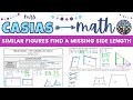 Finding Missing Side Lengths in Similar Figures