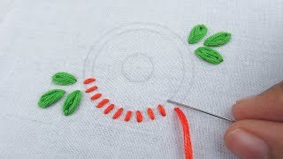 Very Unique Flower Embroidery Tutorial for Beginner | Easy Hand Embroidery Design | Hand embroidery