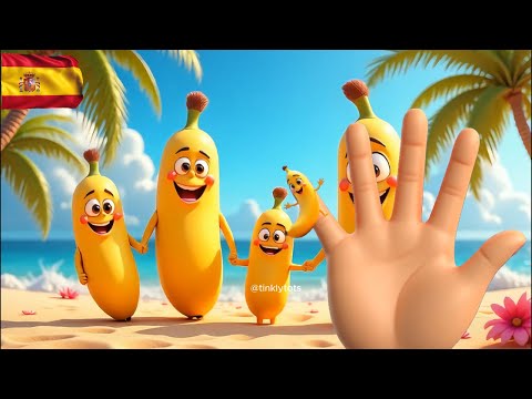 BANANA SPANISH Finger Family Song Nursery Rhymes & Kids Songs