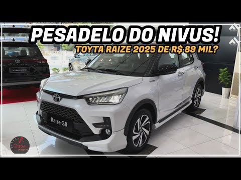 NOVO TOYOTA RAIZE 2025 MINI SUV RIVAL DO CHEVROLET GROOVE E CHEGA DEPOIS DO YARIS CROSS