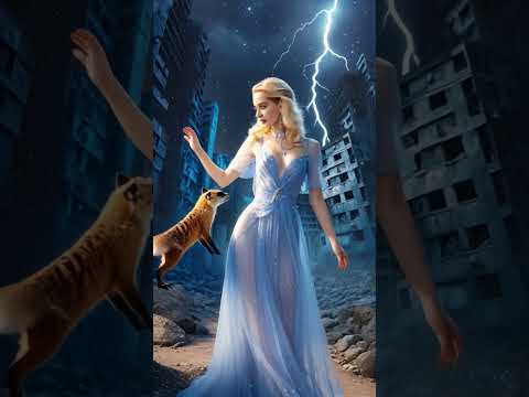 The magic of a sexy girl turning into a Meerkat on AGT#magic #angel #americagottalent