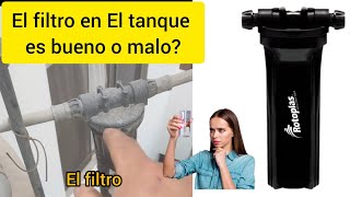 filtro para tanque elevado dónde se instala?