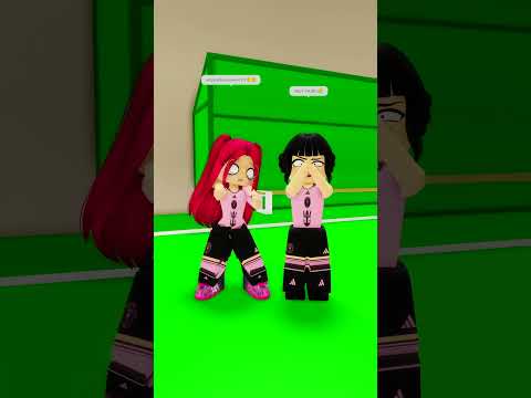 huntrx was playing soccer against the saja boys then this happened💀😅#robloxshorts #roblox