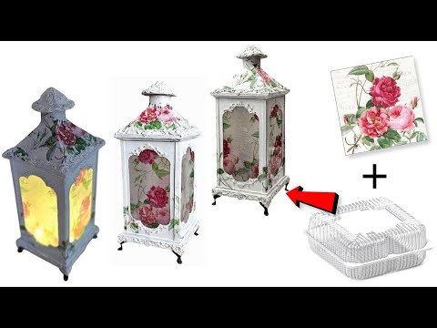 DIY Lantern Using Simple Materials/ Lantern Making at Home