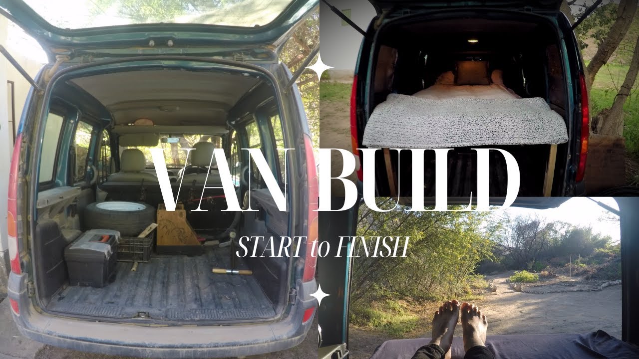 DIY Camper Van Conversion on a Budget Before & After
