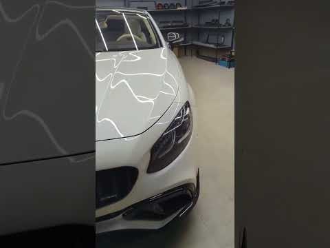 Установка обвеса Brabus S class coupe 217 #sclass #s63