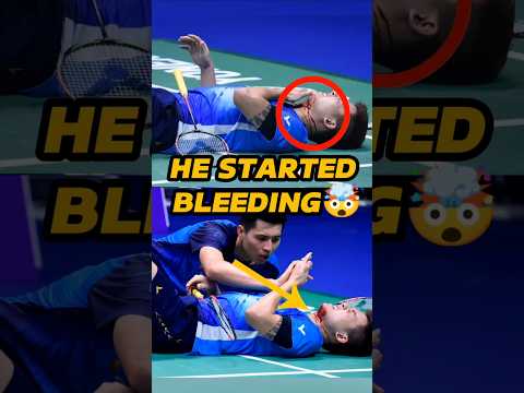 He Started Bleeding | Teo Ee Yi Badminton Rally #badminton #badmintonrally #sikshaaverse #shocking
