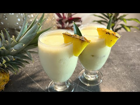 idea para NEGOCIO - espesita y refrescante, deliciosa avena de piña