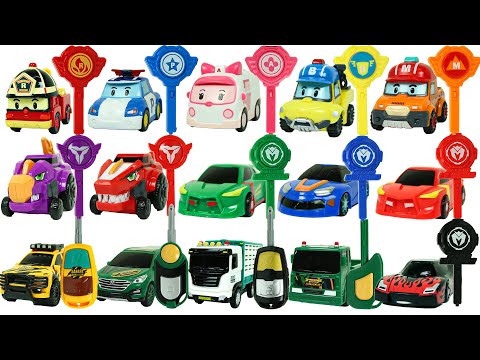 슈팅카 총출동! 파워키 자동차로 공룡 퇴치! shooting car toys with Dinosaur