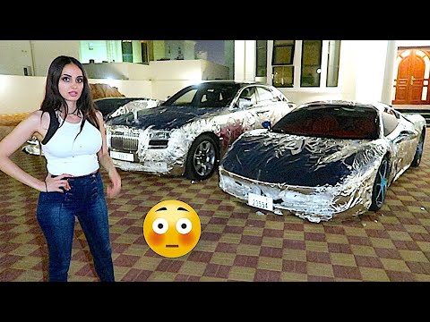 مقلب تغليف السيارات بالألومنيوم في أختي