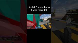 He didn't even know that I was there... #hypixel #hypixelbedwarsclip #hypixelbedwars