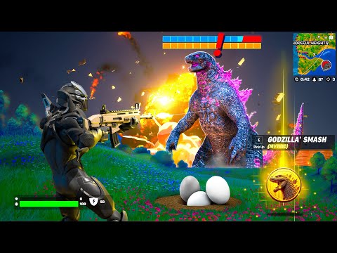 NEW GODZILLA BOSS in Fortnite Update