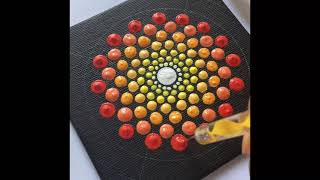 Dot mandala painting | acrylic on canvas