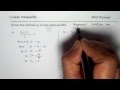 Solving Linear Inequalities