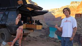3 Days Remote Truck Camping the Grand Canyon (with a girl)