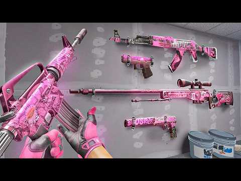 Como montar um INVENTÁRIO ROSA c/ FACA gastando MUITO POUCO no CS 2 (skins baratas e bonitas)