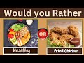 Choosing Between Healthy and Junk Food