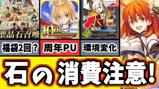 【FGO】待ちきれない！10周年の期待と予想29選！ログボ変更や無料10連等々、環境変化も果たして来る！？【ゆっくり実況】【Fate/Grand order】