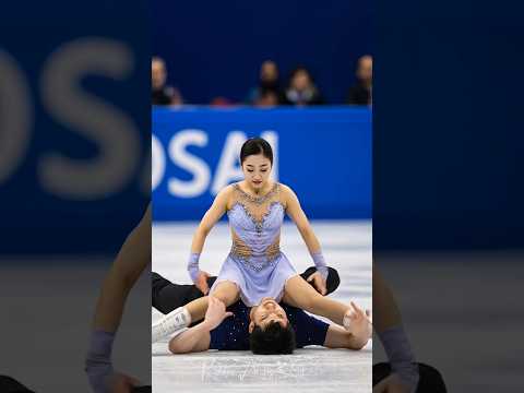 Mesmerizing Dance on Frozen Stage 🔥🧊 #ailookbook #figureskating #iceskating #shorts #icedance
