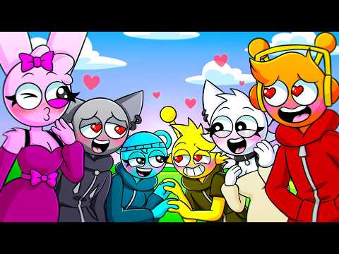 SPRUNKI GROW UP COUPLES! Incredibox Sprunki Animation