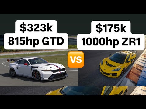 MELTDOWN! C8 ZR1 is $200k Cheaper than Mustang GTD!