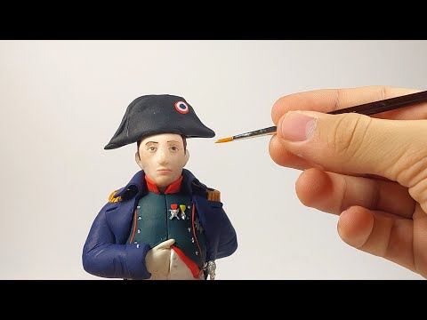 making NAPOLEON BONAPARTE with clay! (st. Helena)