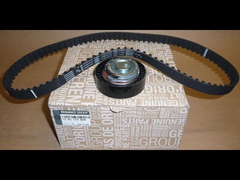 Комплект ремня грм 1.6i-1.4i k7j k7m 2010 -> - видео