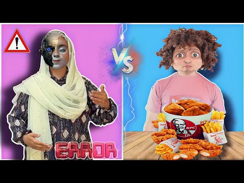 انا ضد روبوت 🤖 الاكل الصحي 🍗 ( مسلسل شوقي في ورطة الحلقة 3 )