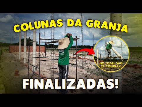 TOUR PELA CONSTRUÇÃO DA GRANJA!