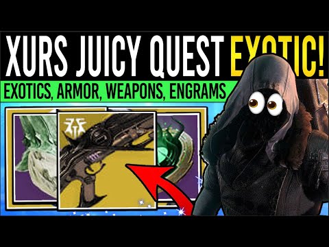 Xur Has a FREE Quest EXOTIC! - Slayer's Fang, JUICY Catalysts, Armor & More (Destiny 2, 11th July)
