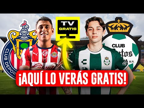 🚨CHIVAS VS SANTOS VER GRATIS EN VIVO! COPA BIENESTAR 2025 | ¿COMO Y DONDE VER?