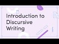 Understanding Discursive Writing Concepts