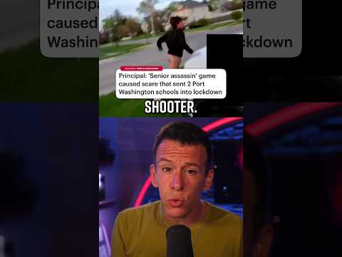This Dad Answered a Senior “Assassin” Prank With Real Bullets  #Shorts