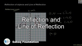 Reflection of objects and Line of Reflection