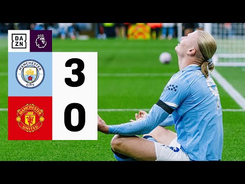 Manchester City vs Manchester United (3-0) | Resumen y goles | Highlights Premier League