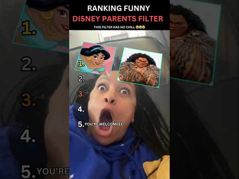 Funny Disney Parents Filter REACTIONS #shorts #funny