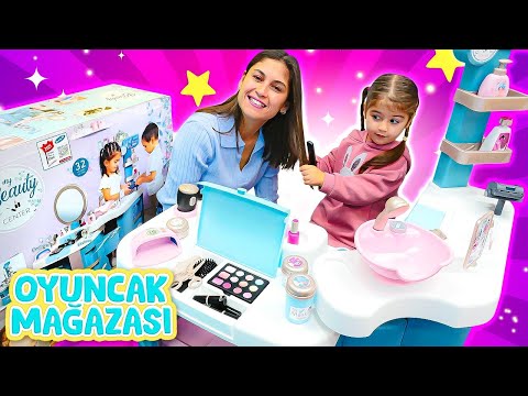 Oyuncak Mağazası - Defne, Oyun Çadırı ve Beauty Center alıyor! Kız Videoları!