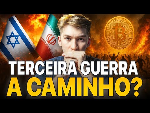 GUERRA À VISTA: O MUNDO EM CAOS MAS O BITCOIN SEGUE DISPARANDO!