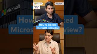 Aditya : Microsoft Interview Rounds & Process | #results #placement #internship