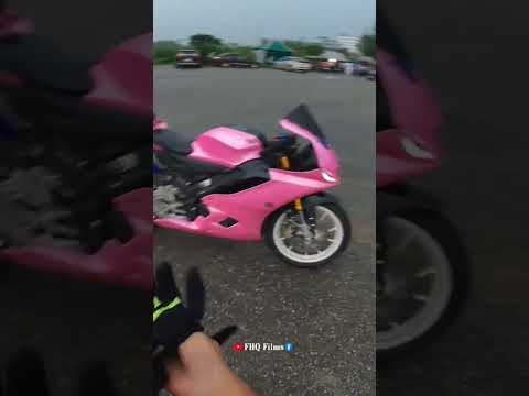 The Pink R15 v4 Rider এর সাথে দেখা হয়ে গেল 🥰 #shorts #fhqfilms #r15v4 #300feet