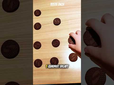 Keks gegessen, aber das Quadrat bleibt! 🍪😆