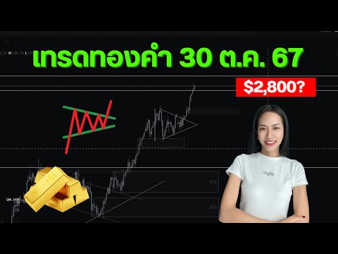 วันนี้เทรดทองคำอัปเดตกราฟทองคำและคู่เงินล่าสุด30ต.ค.2567Plen