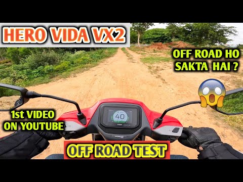 Hero Vida VX2 Plus OFF ROAD Test | NO Road Ride Good or Bad ? 😱| JD Vlogs Delhi