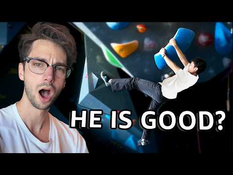 I Challenged @SquashyBoy To Try Rock Climbing... (And did not expect this)