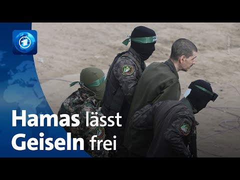 Terrororganisation Hamas lässt drei weitere israelische Geiseln frei