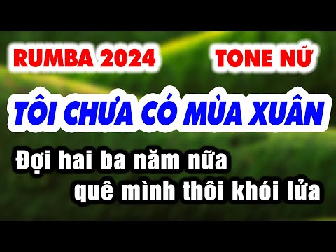 Karaoke TÔI CHƯA CÓ MÙA XUÂN Tone NỮ V3 | KARAOKE 9669 NHẠC SỐNG ORGAN