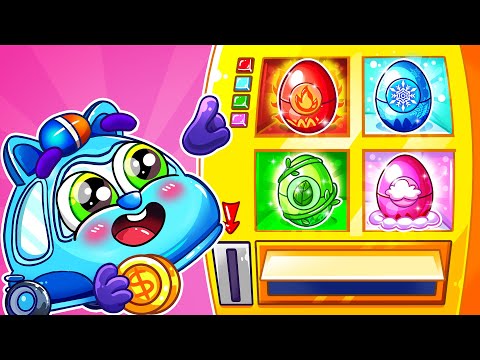 Surprise Four Elements Egg Vending Machine + More Nursery Rhymes by Cars & Play